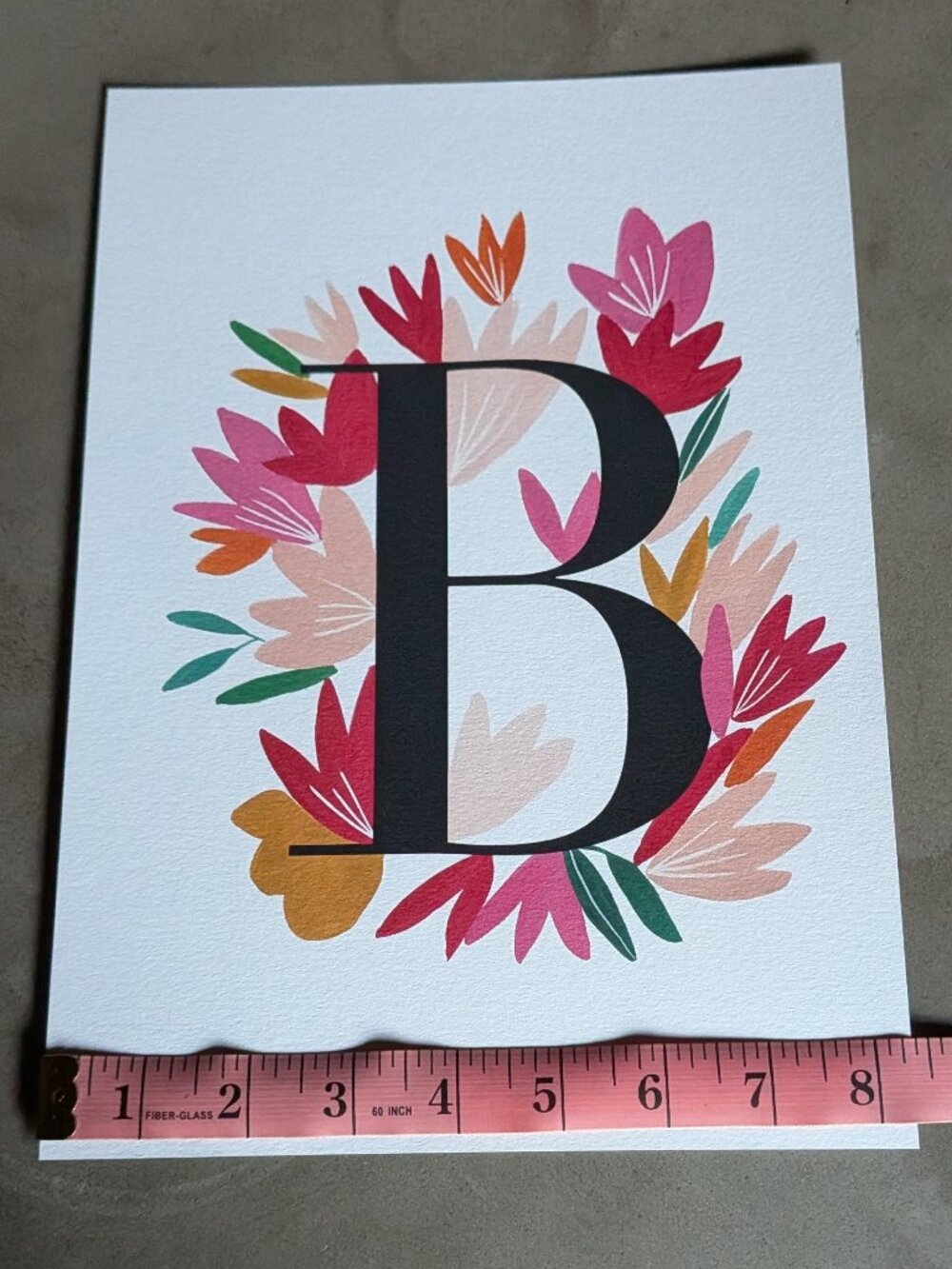 Sézane "B" print